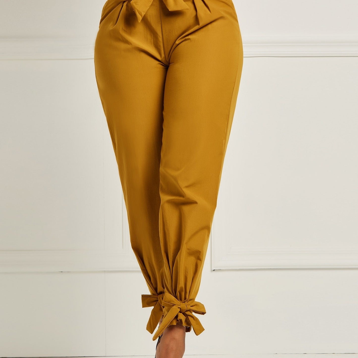 Bowknot Loose Pencil Pants