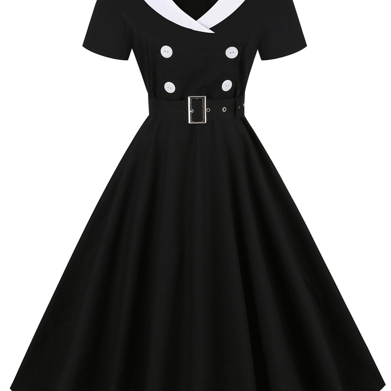 Short Sleeve Retro Dresses