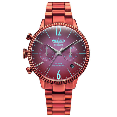 Women's Welder Moody Watch-Red