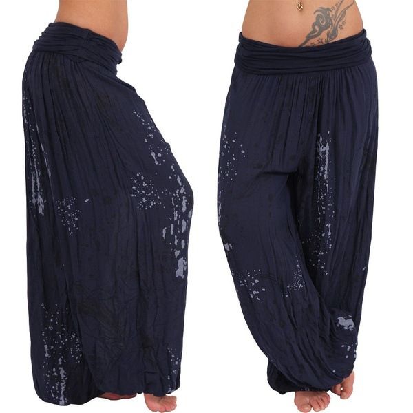 Digital Printing Loose Leg Pants