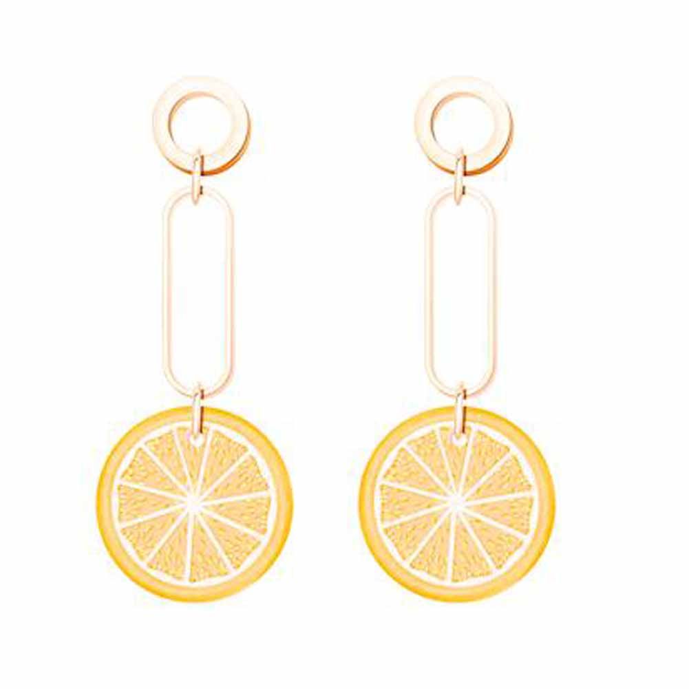 Orange Drop Earrings