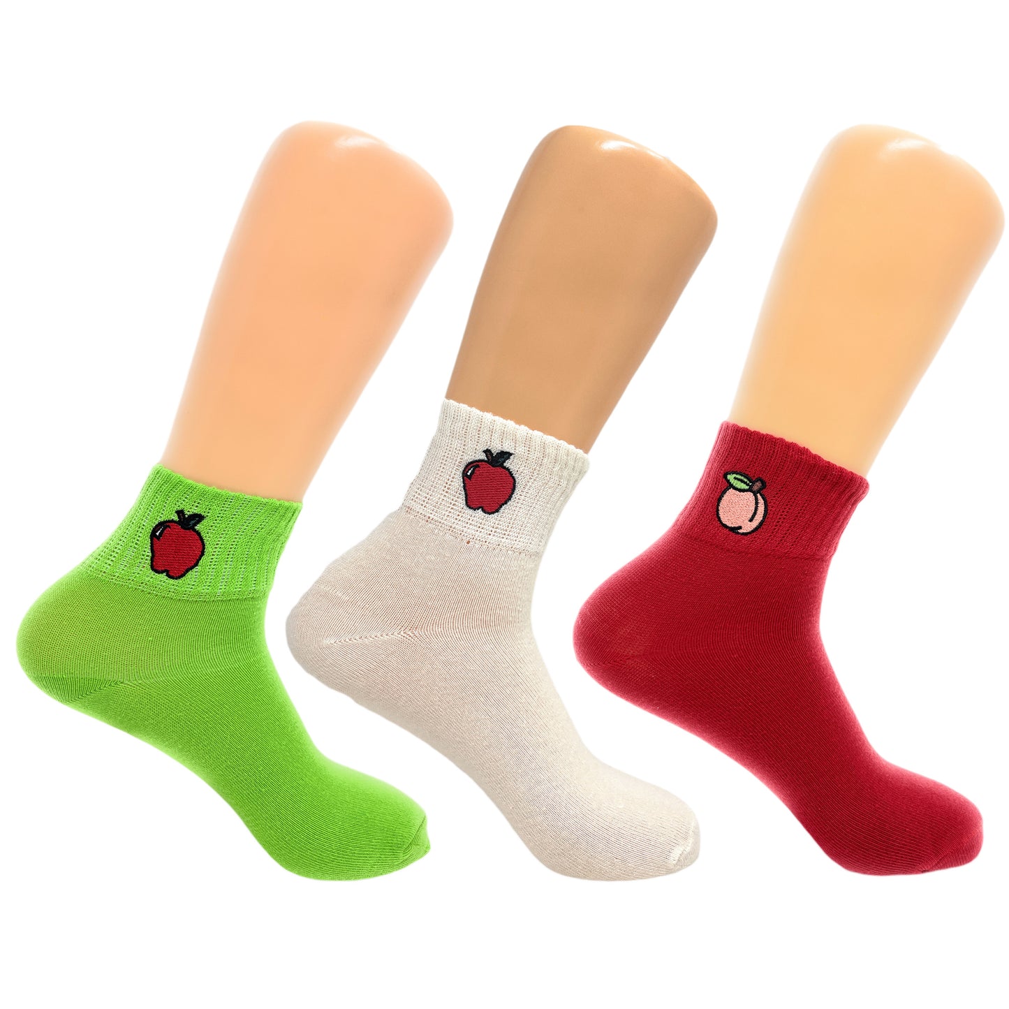 Fruit Print Low Cut Ankle Socks