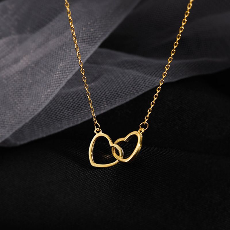 Heart-shaped Clavicle Necklace