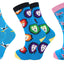 Dizzy Pattern Socks- 3Pairs