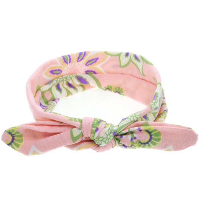 Vintage Flower Printed Headband