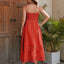 French Romantic Style Cotton Maxi Dress