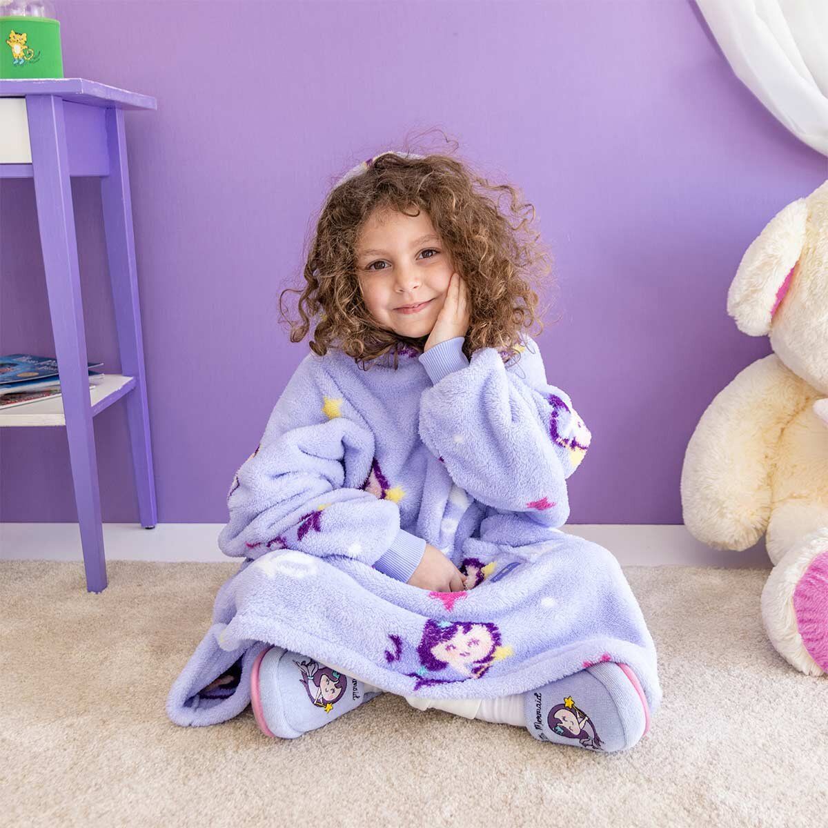 Little Mermaid Wearable Blanket Hoodie