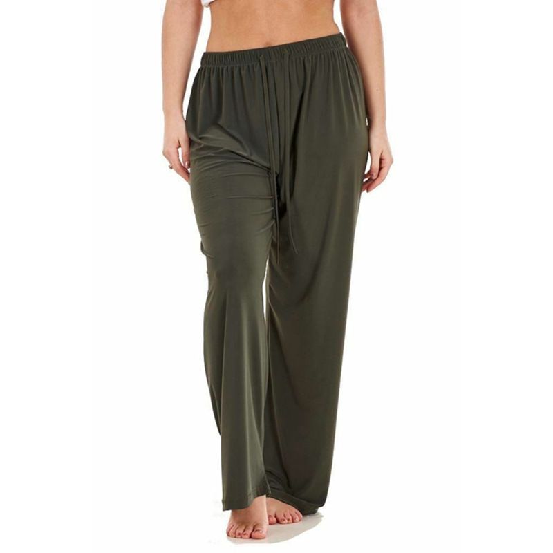 Solid Color High Waist Pants