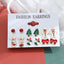 Christmas Designs Earrings Set