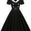 Short Sleeve Retro Dresses