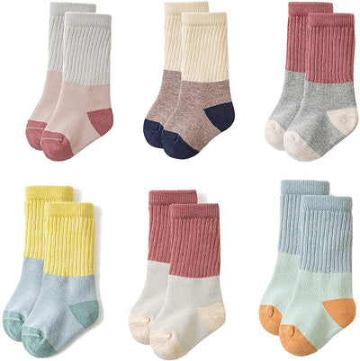 Baby Cotton Crew Socks-6pairs 1