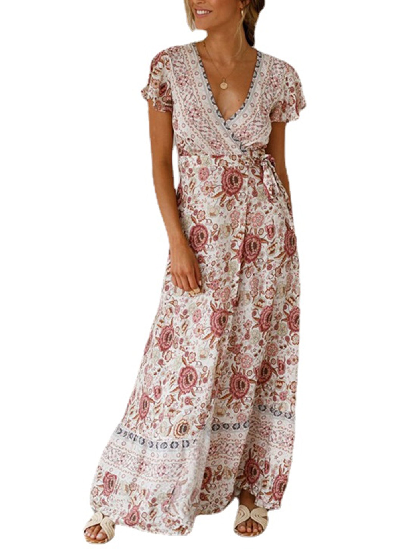 Floral Bohemian Maxi Dress