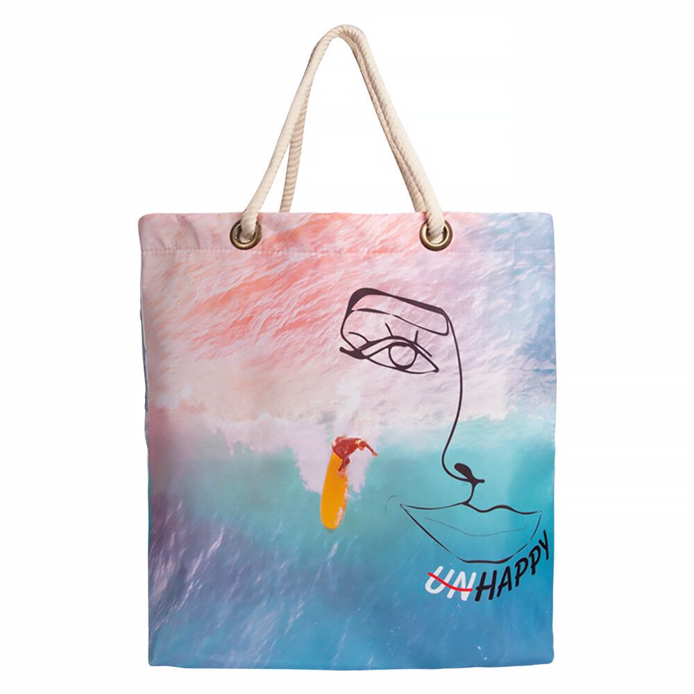 Faces Happy Beach Bag