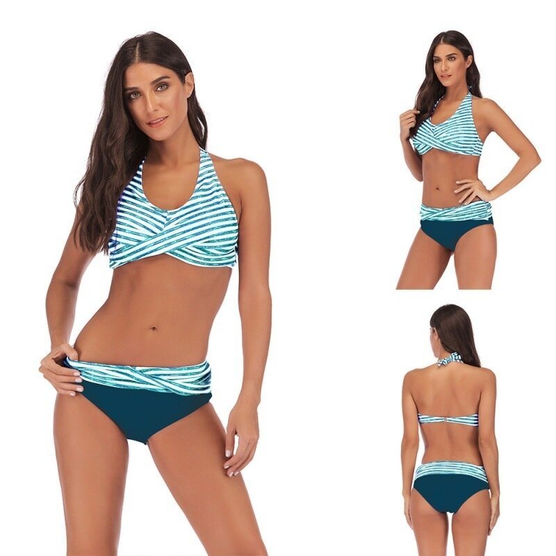 Scallop Two Piece Bathing Suit