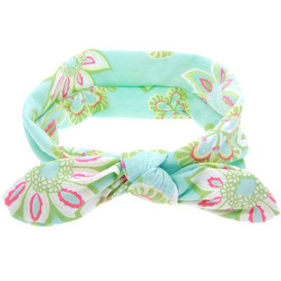 Vintage Flower Printed Headband