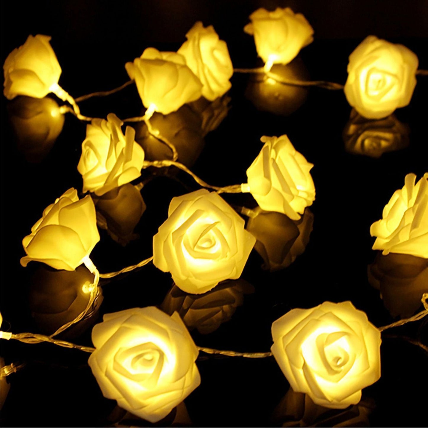 Rose Flower String Lights