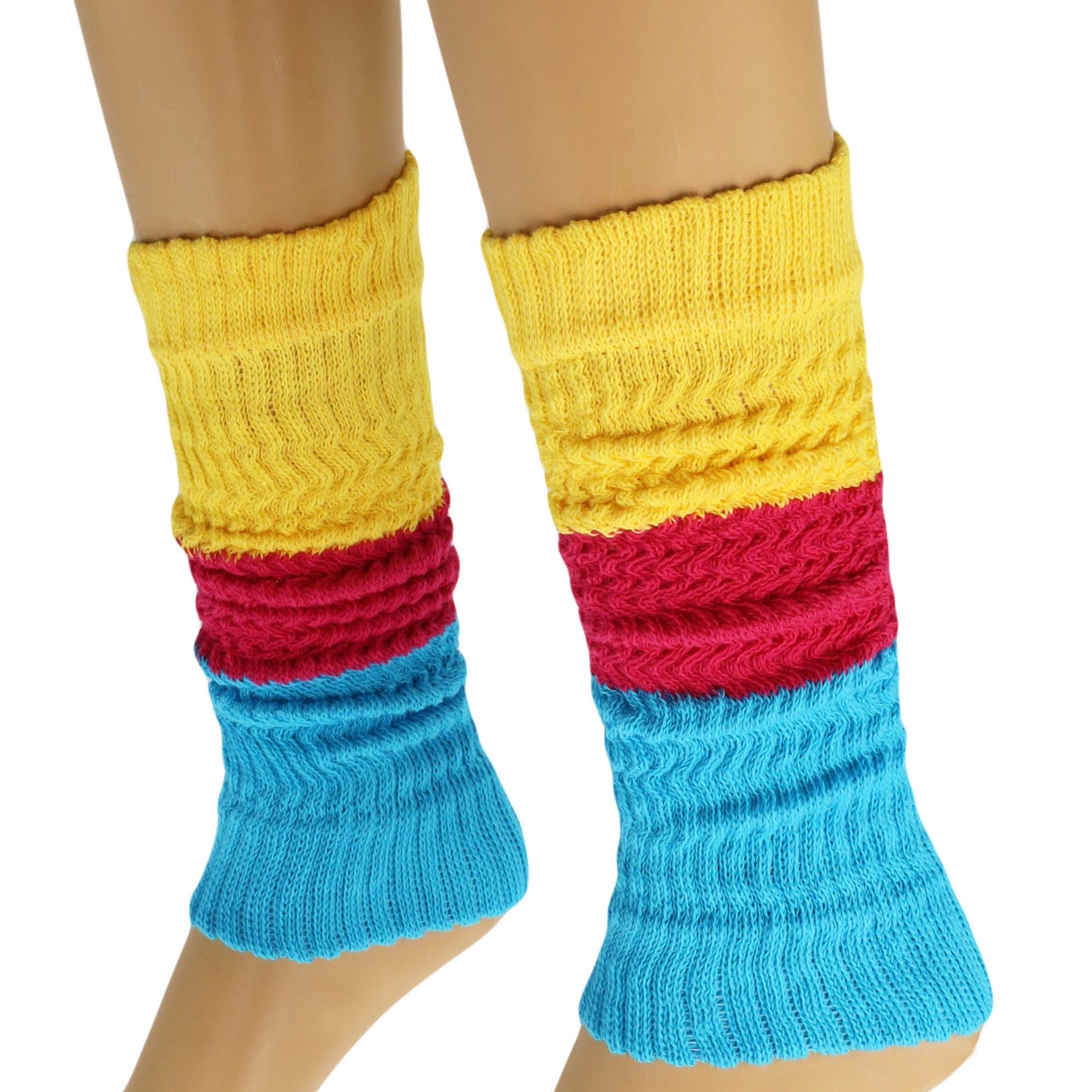 Colorful Soft Knitted Leg Warmer