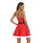 Christmas Strapless Mini Dress