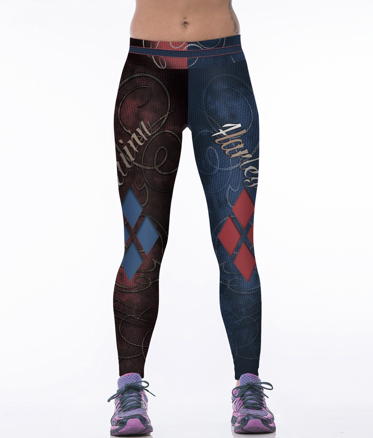 Red Harley Quinn Tights