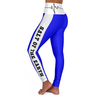 inQue.Style High Waisted Yoga Leggings, Royal Blue