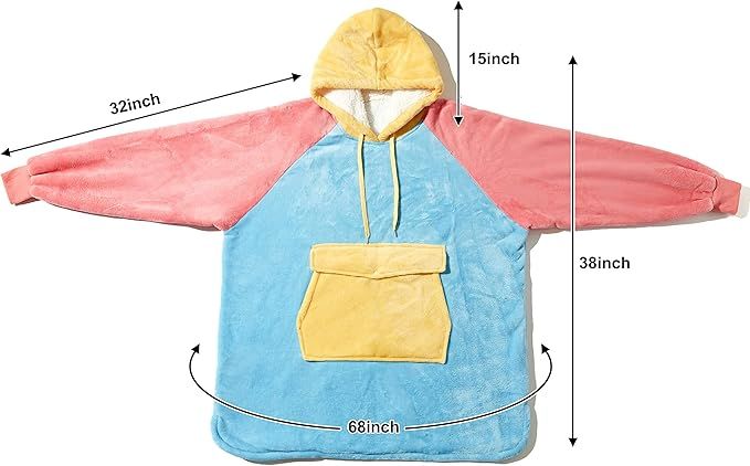 Oversized Wearable Blanket Hoodie