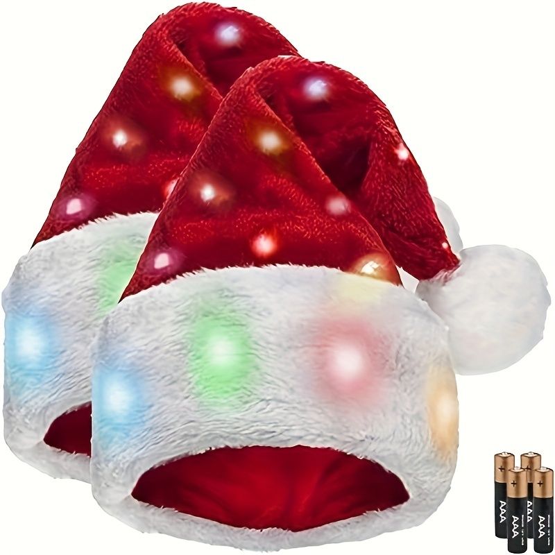 Christmas Santa Hat With Lights