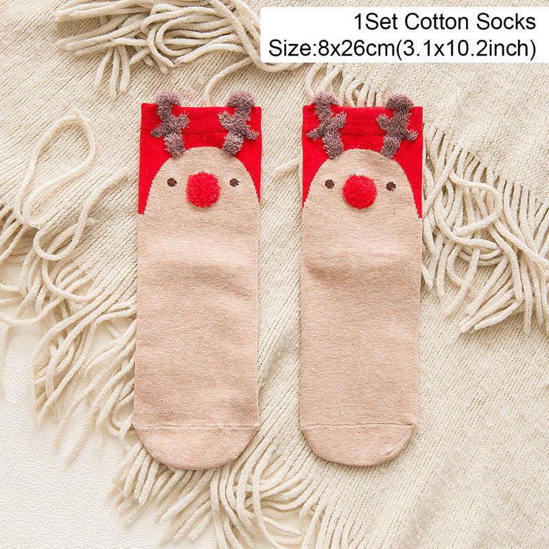 Cotton Christmas Socks