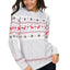 Christmas Snowflake Reindeer Sweater