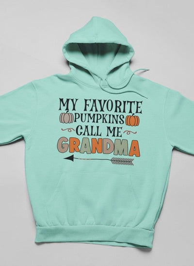 My Favorite Pumpkins Call Me Grandma Hoodie