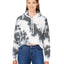 J America Triblend Cropped Hooded Sweatshirt