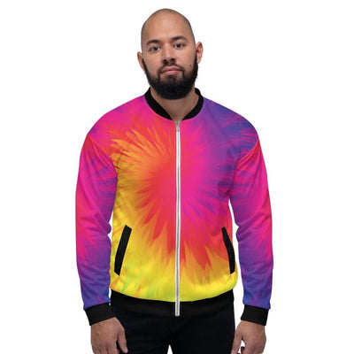 Tie Dye Bomber Jacket