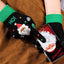 Christmas Gloves with Santa