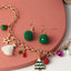 Christmas Necklace And Earrings Set