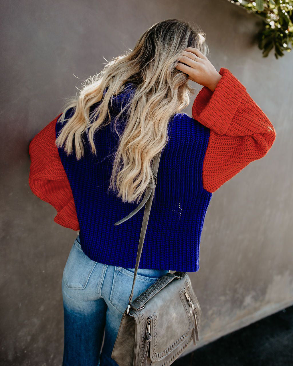 Loose Sleeves Casual Knit Sweater