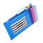 Blue/Pink Zippered Card Holder