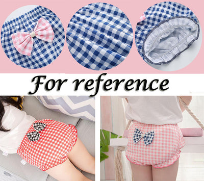 Grid Pattern Diaper Covers-4Pack