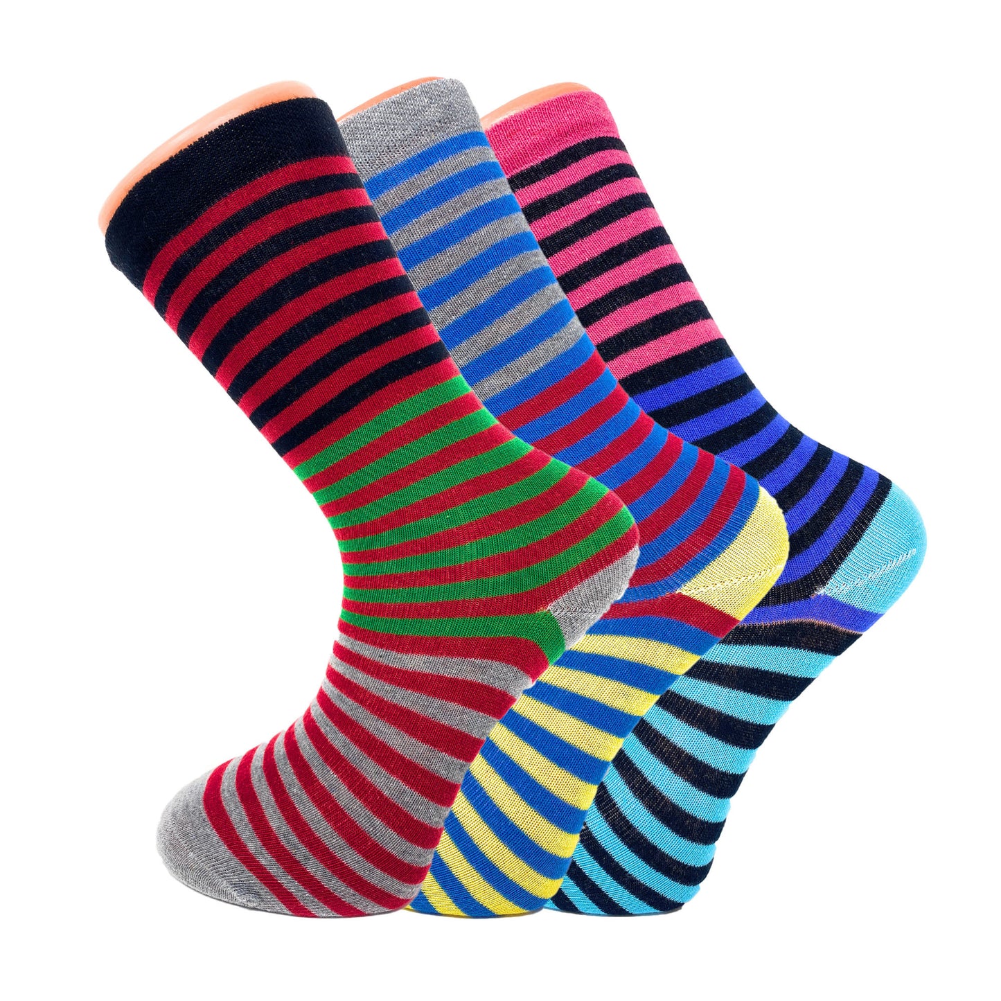 Dizzy Pattern Socks- 3Pairs