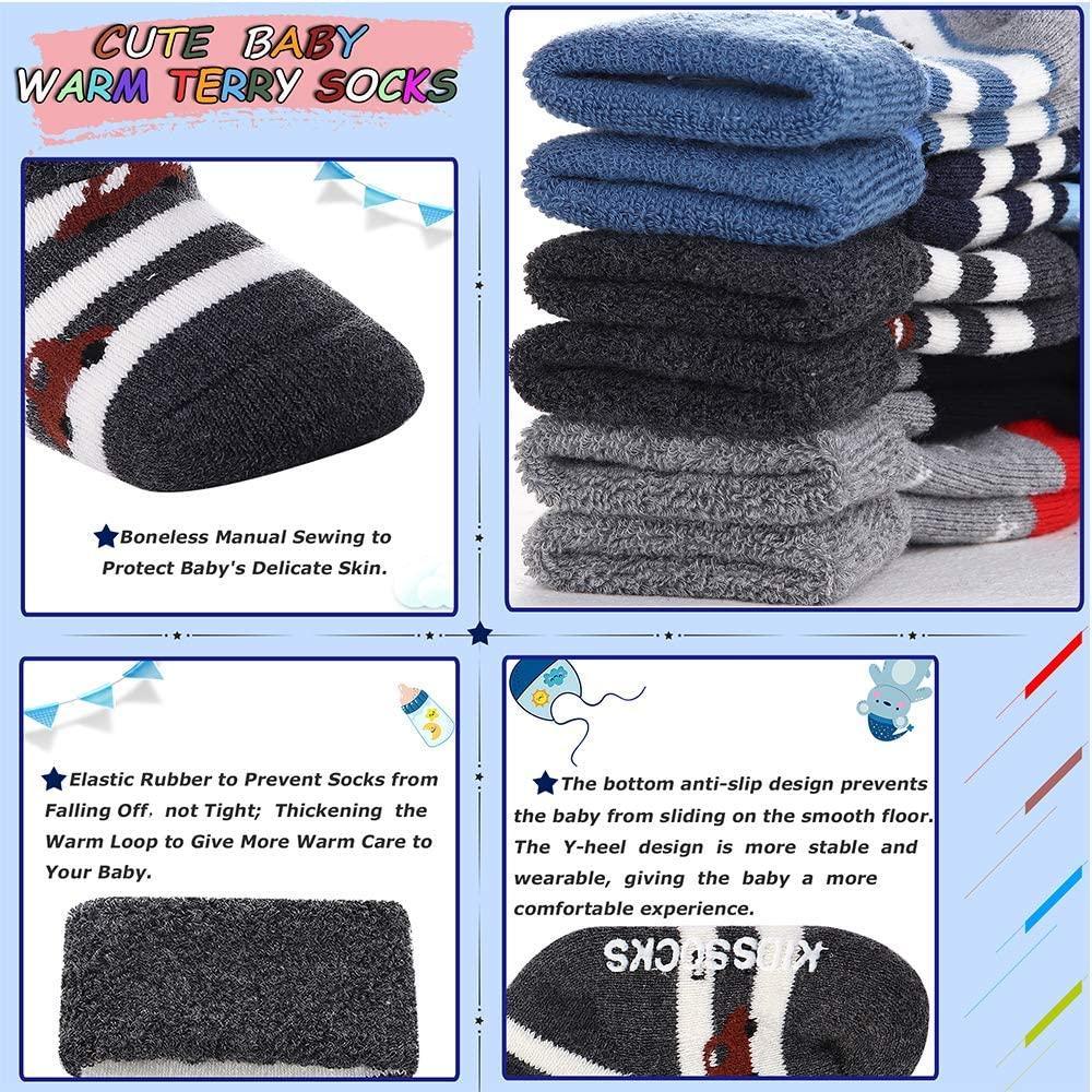 Infant Toddler Thick Warm Anti Slip Socks