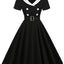 Short Sleeve Retro Dresses