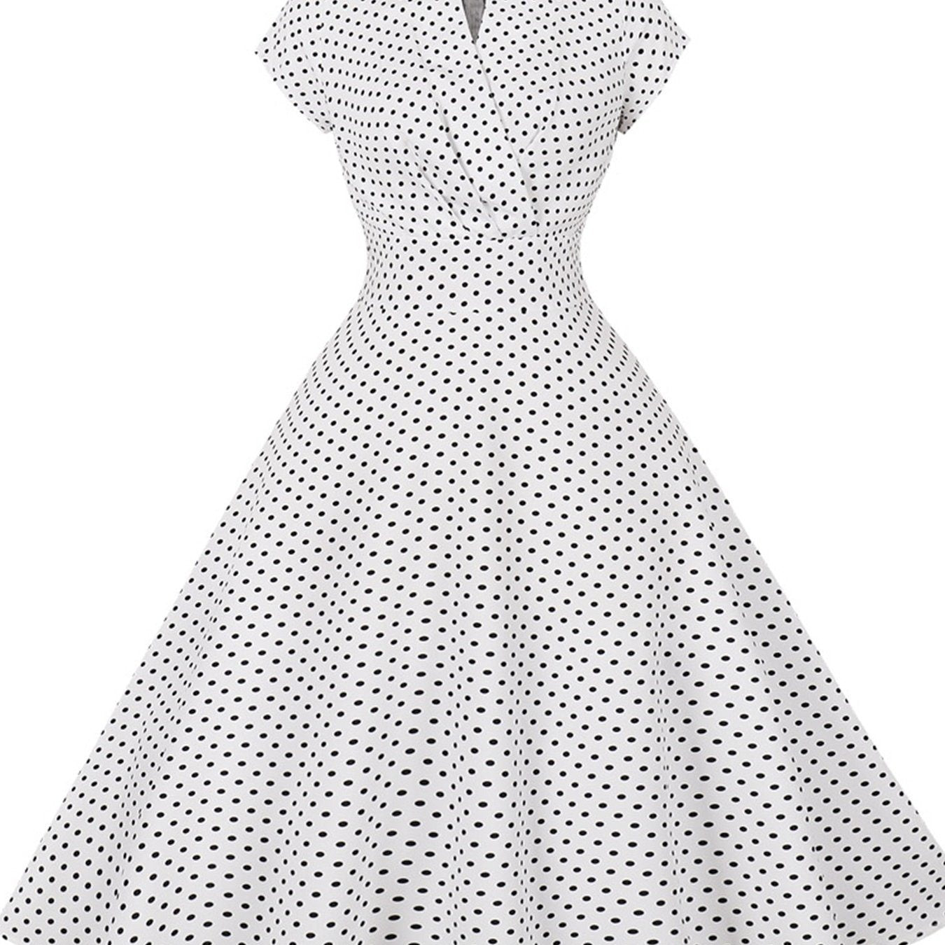 Polka Dot Retro Loose Swing Dress