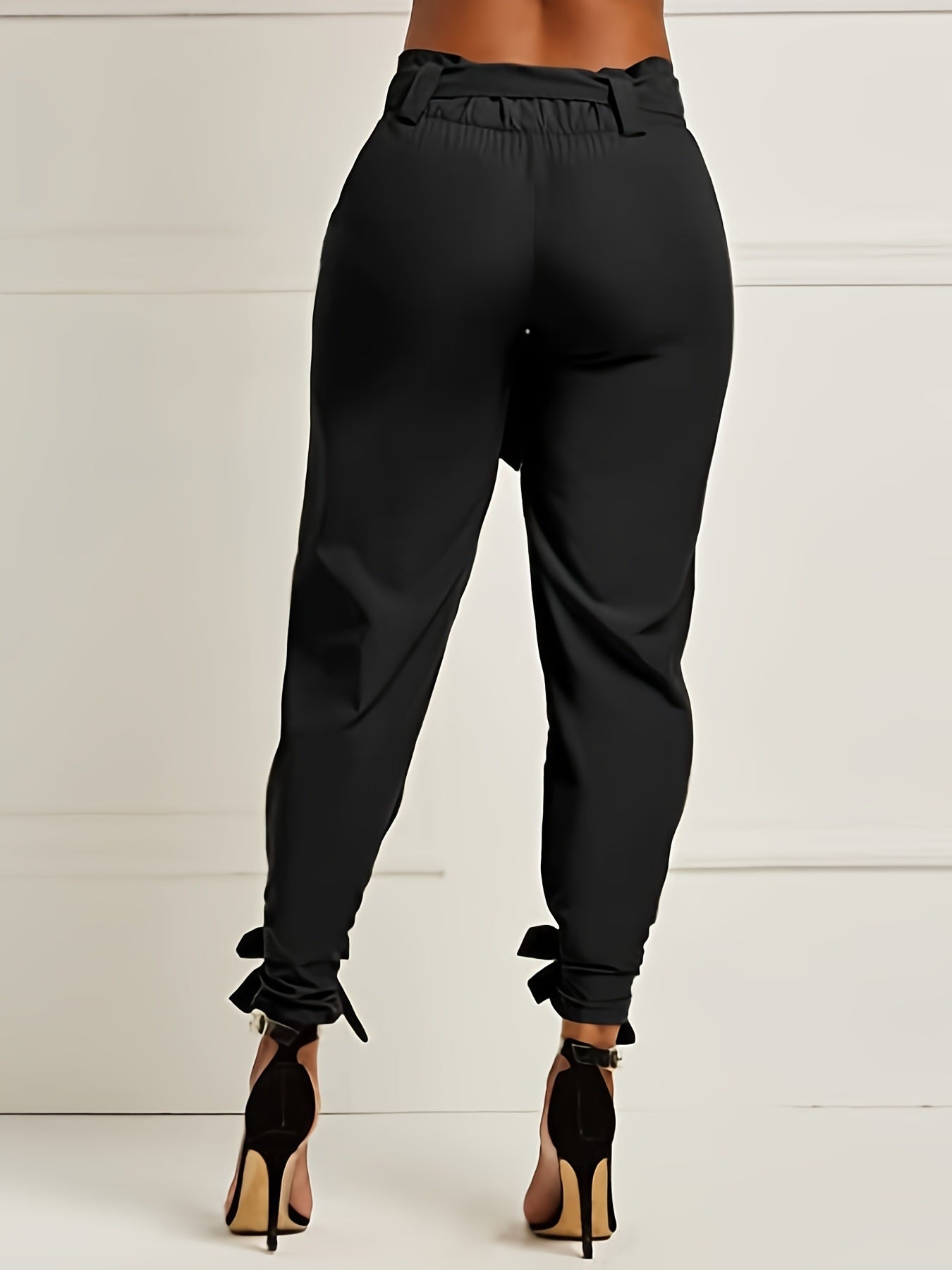 Bowknot Loose Pencil Pants