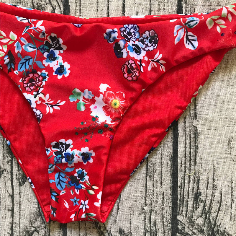 Bikini Flower Print Swimsuit