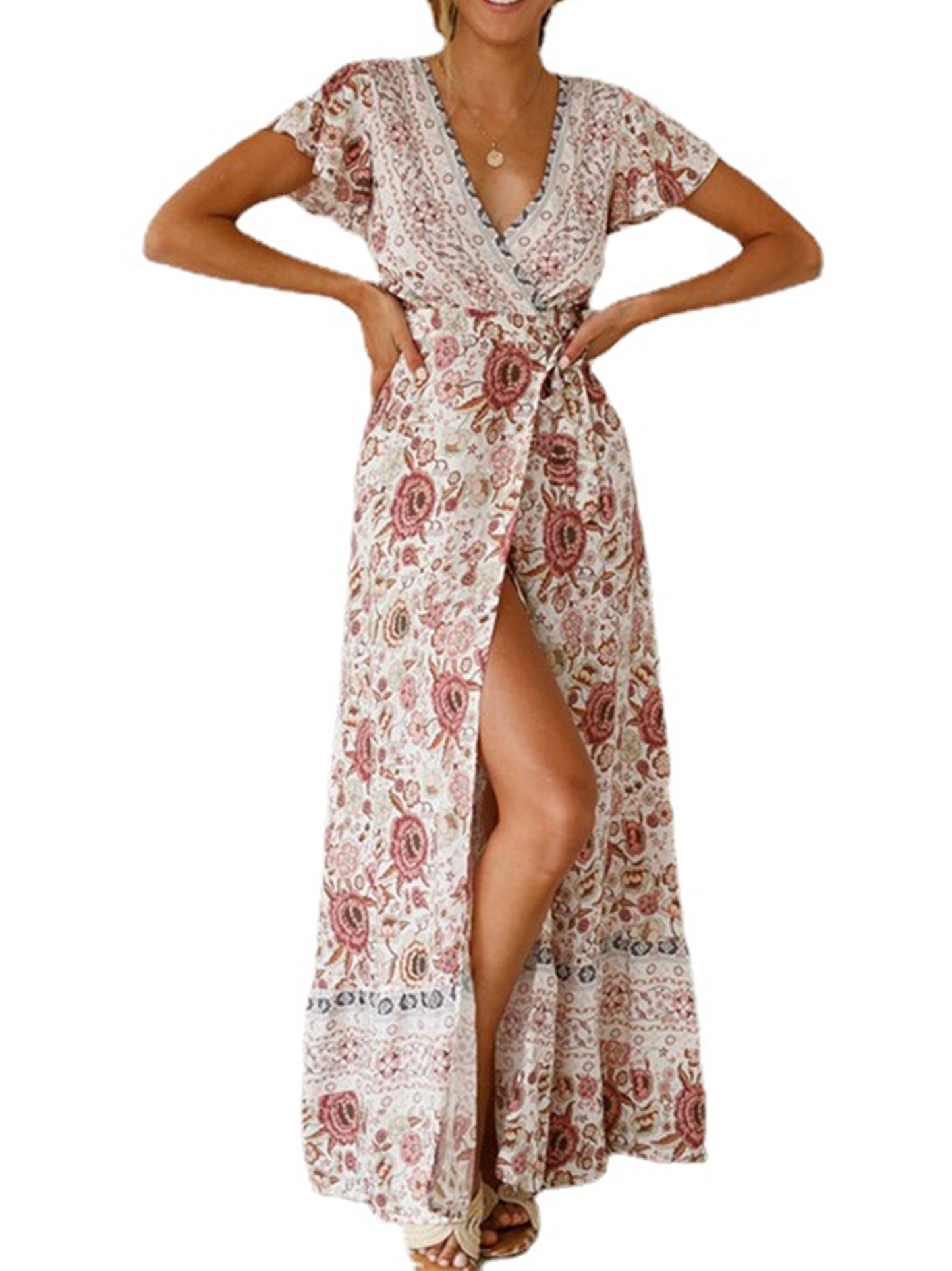 Floral Bohemian Maxi Dress