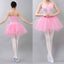 Pink Spaghetti Strap  Ballet Dress