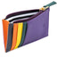 Multicolor Zippered Card Holder