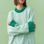 Bright Long Sleeve Pullover Sweater