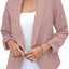 Casual Suit Coat In Solid Colors