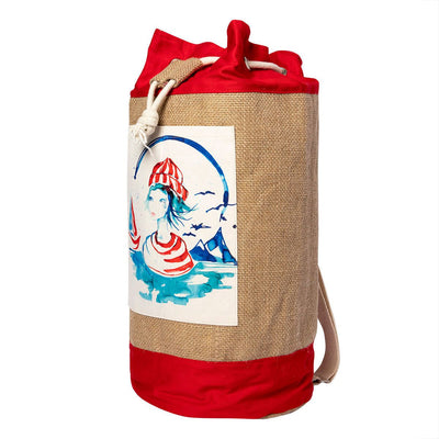 Anemoss Sailor Girl Jute Bag