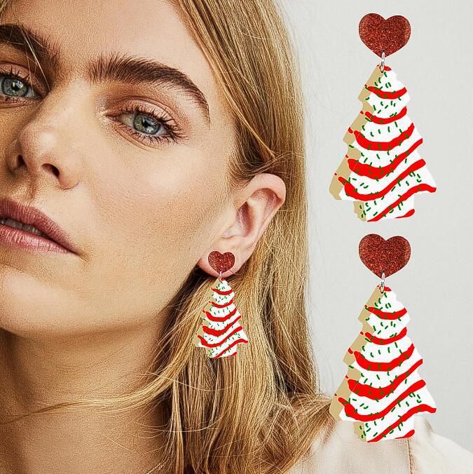 Christmas Tree & Santa Earrings