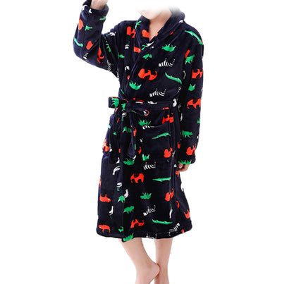 Kids Plush Bathrobe